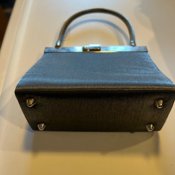 La Regal dark gray evening handbag - Picture 2 of 14